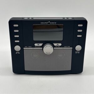 Sound Oasis S-5000 Deluxe Sound Tinnitus Therapy System Bluetooth Clock Radio